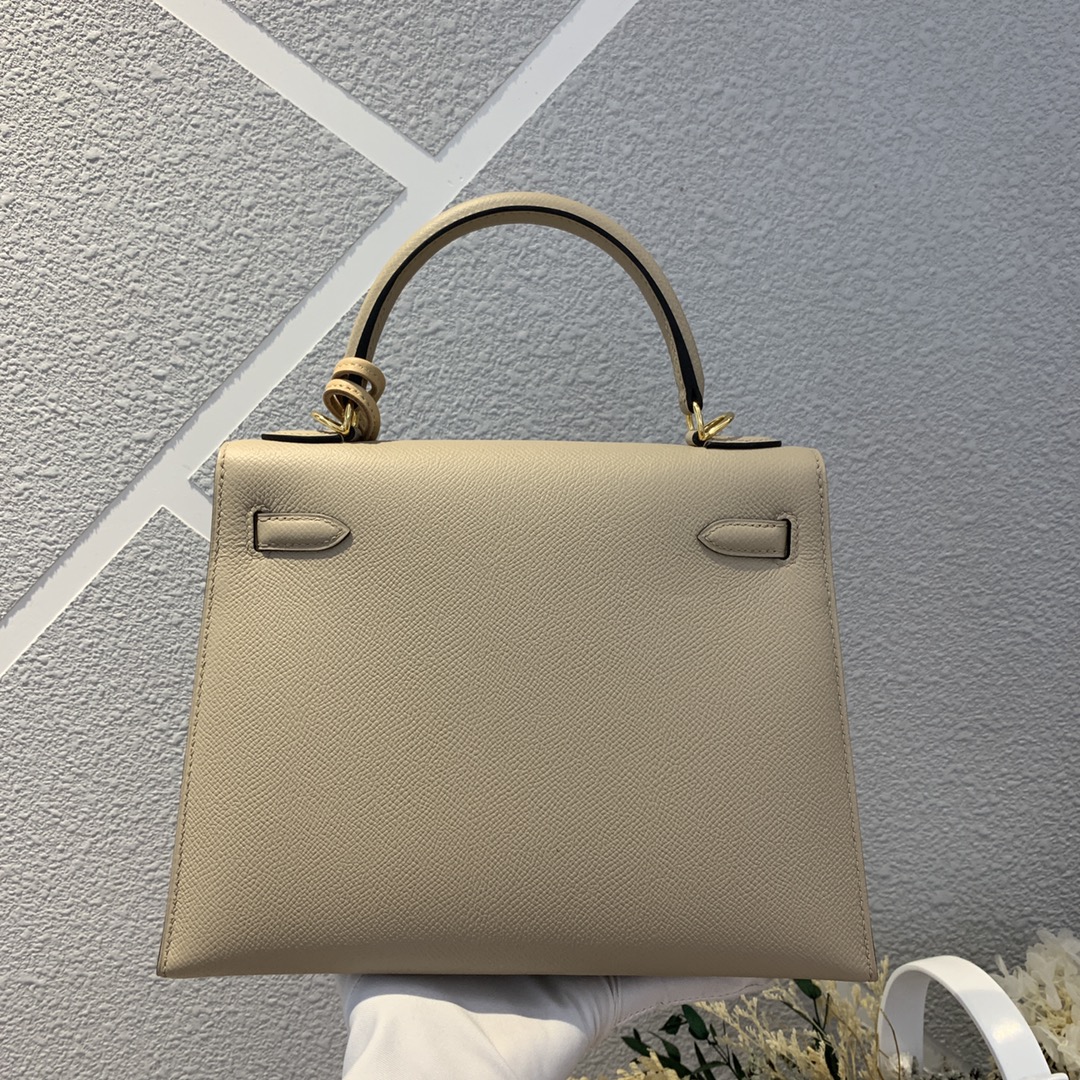 에르메스 켈리백25 엘리펀트그레이 금장 앱송